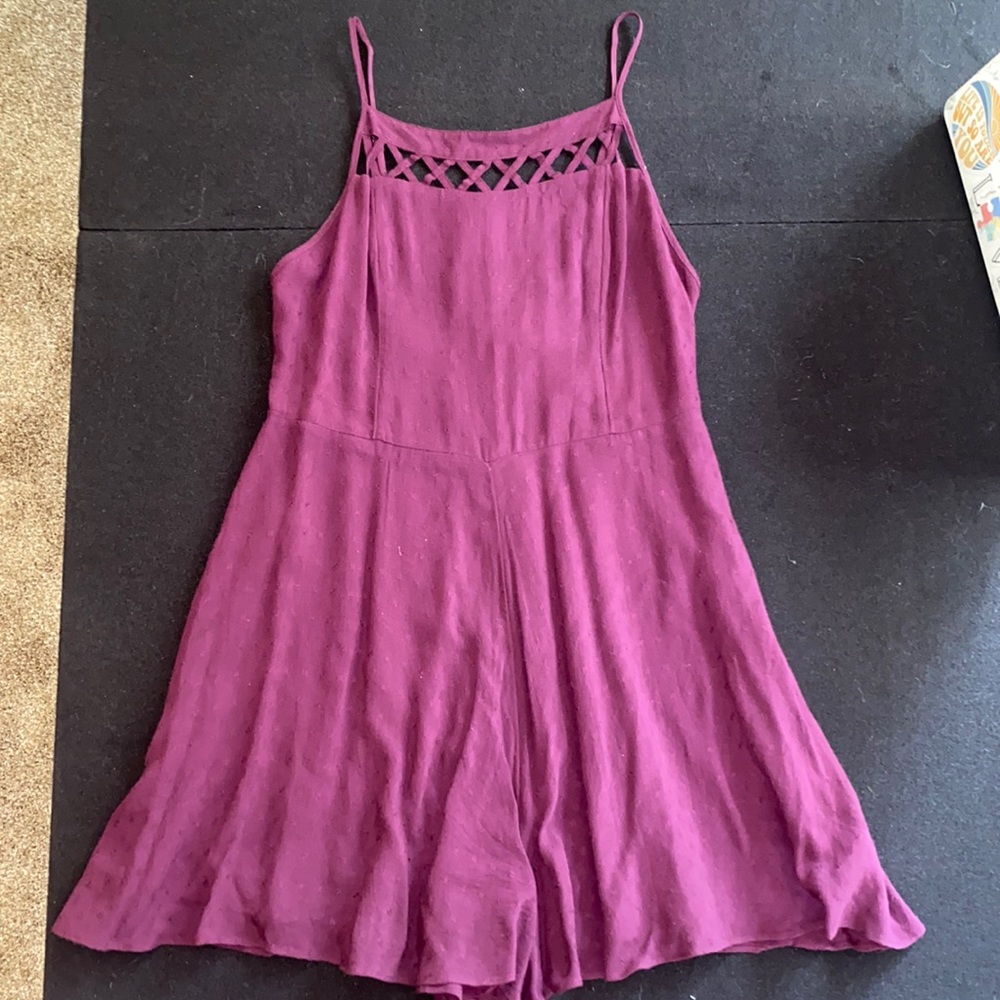 Magenta romper made by Kimchi Blue, size 4